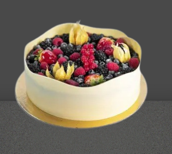 Vanilla with Mix Berries Cake