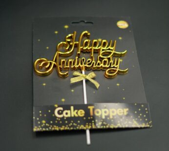 Happy Anniversary Cake Topper